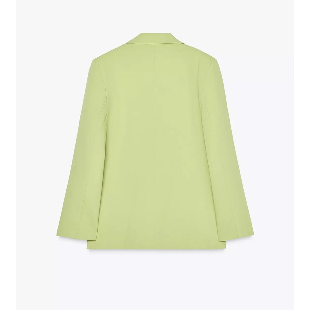 Zara NWT multiposition oversized blazer apple green 5247/775 - Picture 8 of 11